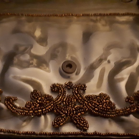 Rare Vintage 1940's Handmade Clear Clutch - Picture 6 of 16